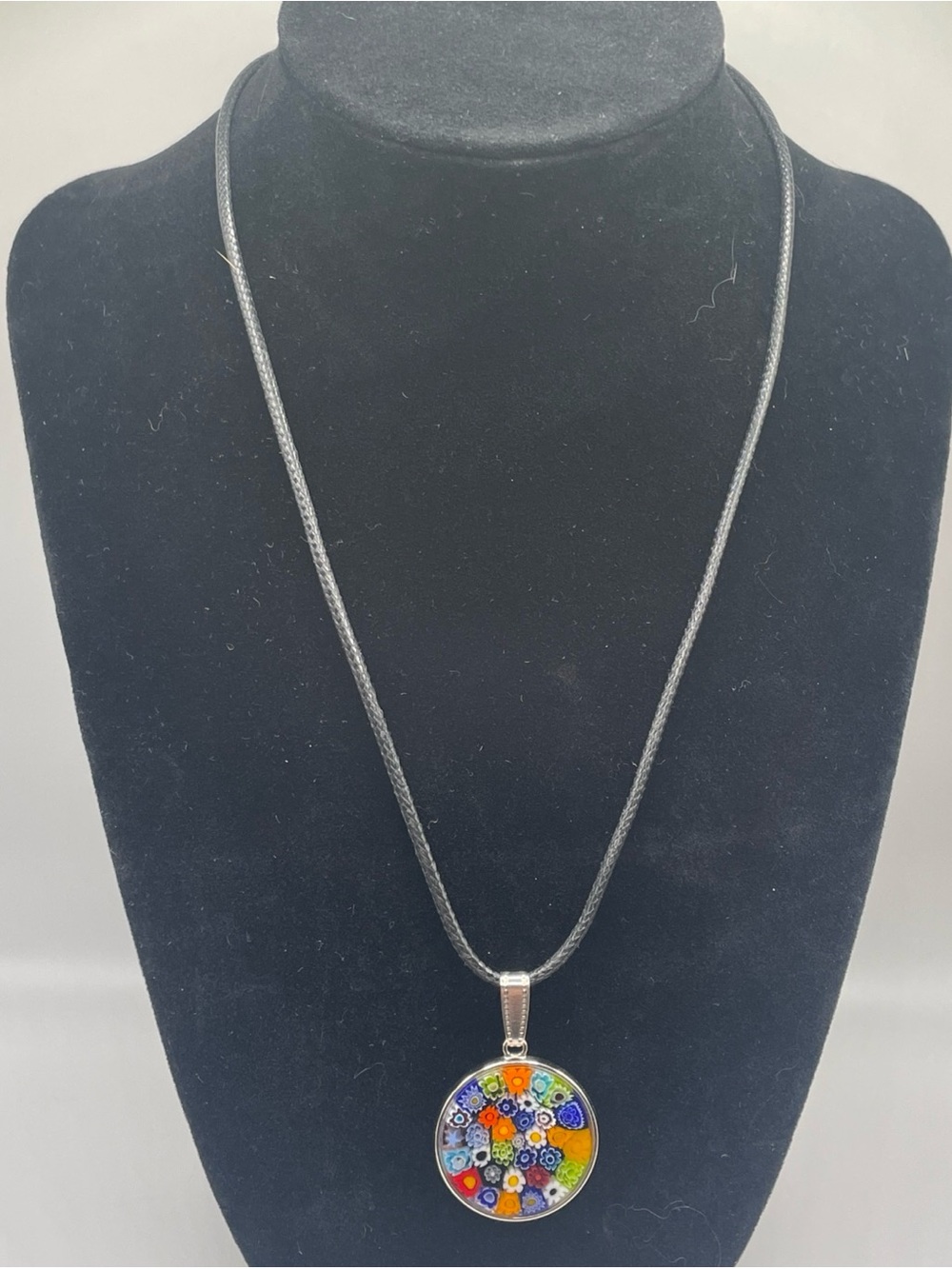Antica Murrina Veneziana Murano Glass Pendant Necklace